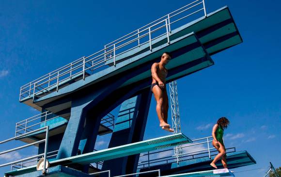 Colombia tiene hasta el momento tres deportistas de clavados clasificados a Juegos Olímpicos, aún faltan por definir cupos en natación carreras y artística. FOTO Jaime Pérez 