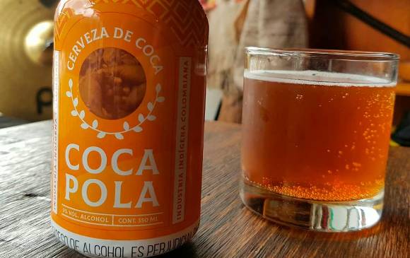 La cerveza es producida con coca cultivada en el departamento del Cauca, donde habita el pueblo nasa y luego procesada en las instalaciones de Coca Nasa, en Bogotá. FOTO cortesía