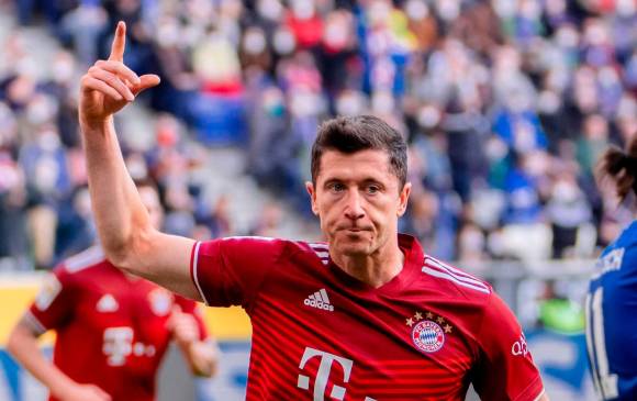 Robert Lewandowski es el jugador clave en el Bayern con 12 anotaciones. FOTO Twitter @FCBayernES