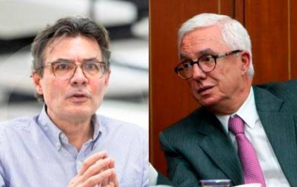 Gaviria y Robledo han estado en orillas ideológicas opuestas desde hace varios años. Foto: EL COLOMBIANO y Colprensa