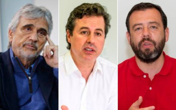 Iván Marulanda, Juan Manuel Galán y Carlos Fernando Galán. FOTOS EL COLOMBIANO Y COLPRENSA