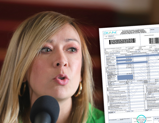 El pasado 7 de marzo, Miranda presentó ante la DIAN una nueva declaración de renta que corregía la anterior. En ella, se observa que su patrimonio ya no ascendía a $2.127 millones, sino a $1.327 millones. FOTO: COLPRENSA