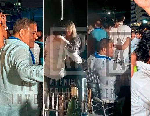 Esta fue la fiesta en el Hotel Las Américas, el 31 de diciembre, en la que Nicolás Petro se habría encontrado con el exnarco Samuel Santander Lopesierra. Ambos niegan conocerse.<span class="mln_uppercase_mln"> FOTO</span> <b><span class="mln_uppercase_mln">Cortesía Agencia API</span></b>