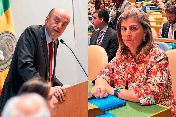 El canciller, Álvaro Leyva, hizo movimientos en su equipo en el Ministerio de Relaciones Exteriores y sacó a la vicecanciller Laura Gil. FOTOS: Cortesía Cancillería