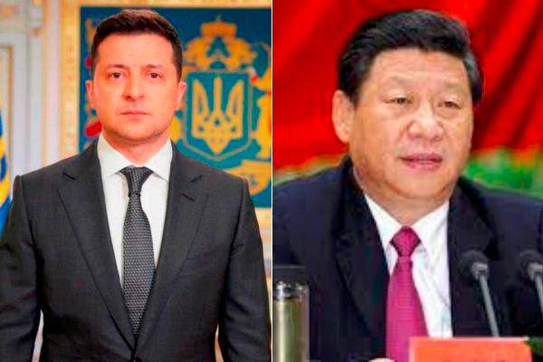Volodimir Zelenski invitó a Xi Jinping a visitar Ucrania. FOTOS: Archivo EL COLOMBIANO