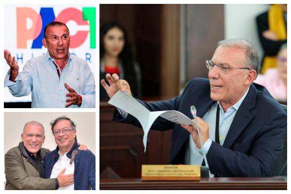 En campaña y como presidente del Senado, Barreras se caracterizó por ser un ferviente e incondicional defensor del petrismo. Sin embargo, este jueves sorprendió al romper el informe de ponencia de la reforma política en plena sesión. FOTOS: ARCHIVO PARTICULAR