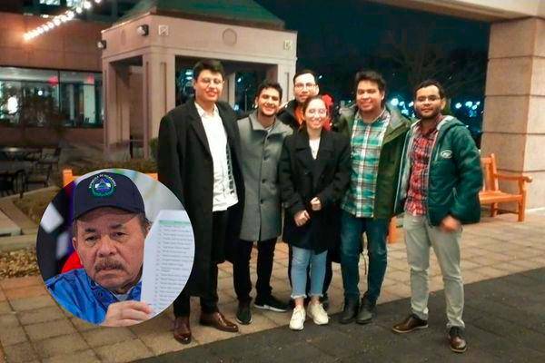Los expresos políticos excarcelados por la dictadura de Daniel Ortega fueron desterrados a Estados Unidos. FOTO: Cortesía
