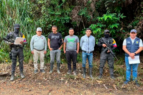 Las primeras versiones indican que los uniformados se encontraban de permiso de fin de año cuando fueron secuestrados, y presuntamente fueron interceptados por motocicletas de integrantes de las disidencias. FOTO: COLPRENSA