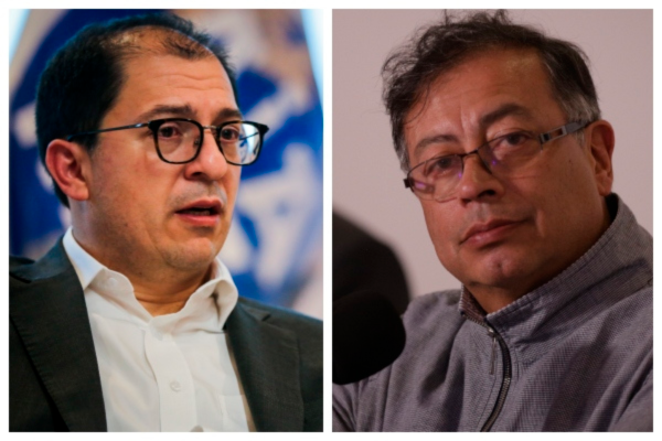 Barbosa aseguró que Petro “no es un jefe de oposición, es un Jefe de Estado (...) y tiene una política de tuitero de oposición”. El Presidente aseguró que no ha faltado a si palabra ni a la Constitución en su respuesta al Fiscal: “me irrespeta como Jefe del Estado”. FOTOS: COLPRENSA