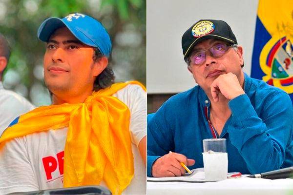El diputado Nicolás Petro sostiene que sí ha sido cercano a su papá, el presidente Gustavo Petro. FOTO: Colprensa y cortesía
