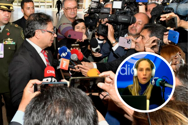Según la periodista, con su actitud de confrontación con la prensa, Petro “empodera a personajes para que pasen de la persecución, insultos y ataques digitales a realizar acciones reales contra la integridad de las personas”. FOTO: COLPRENSA/ARCHIVO PARTICULAR