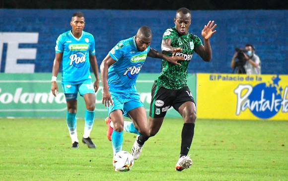 Nacional tuvo para traerse el triunfo, pero el empate le permite mantenerse como el mejor del año, lo que lo acerca a la Libertadores. FOTO dimayor