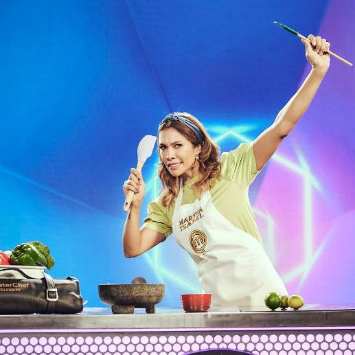 La caleña Martha Isabel Bolaños es una de las 24 participantes de Master Chef Celebrity, que comienza este lunes 29 de mayo. FOTO Cortesía canal RCN.