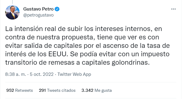 Trino del presidente Petro