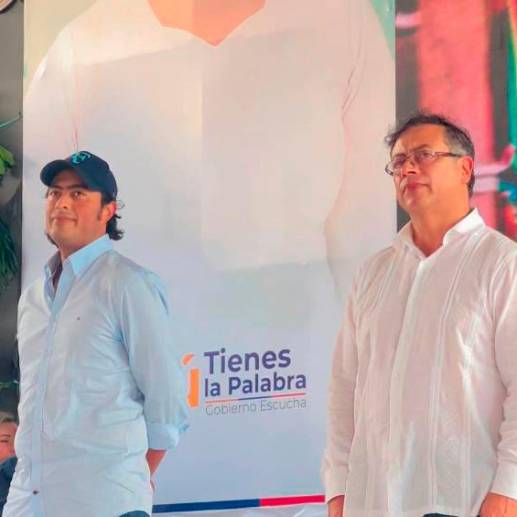 Nicolás Petro, el hijo del presidente, está en el ojo del huracán por las denuncias hechas por su exesposa. Foto: Cortesía. 