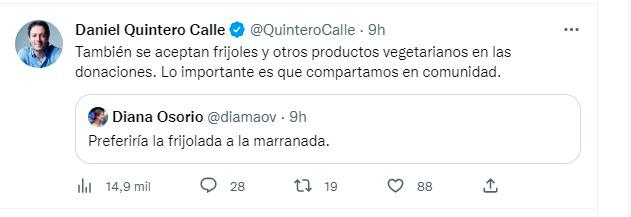 Polémica por promesa de Quintero de entregar un marrano a cada barrio de Medellín en Navidad