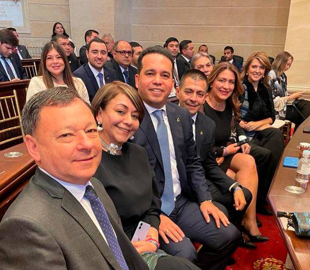 Estos son algunos de los integrantes de la bancada del Conservador que serán partido de gobierno. FOTO: TOMADA DE REDES SOCIALES PARTIDO CONSERVADOR