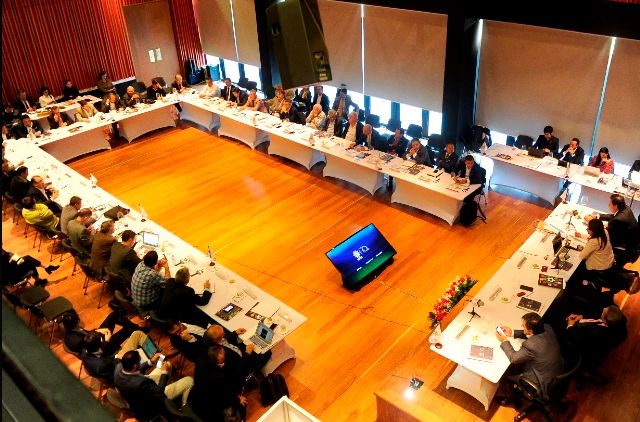 Los 36 equipos del fútbol colombiano participaron de la Asamblea Dimayor. FOTO COLPRENSA