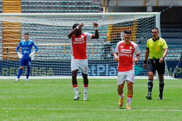 El último gol que había marcado Rodallega en Colombia fue en la final de la Liga del segundo semestre de 2005. FOTO: COLPRENSA 