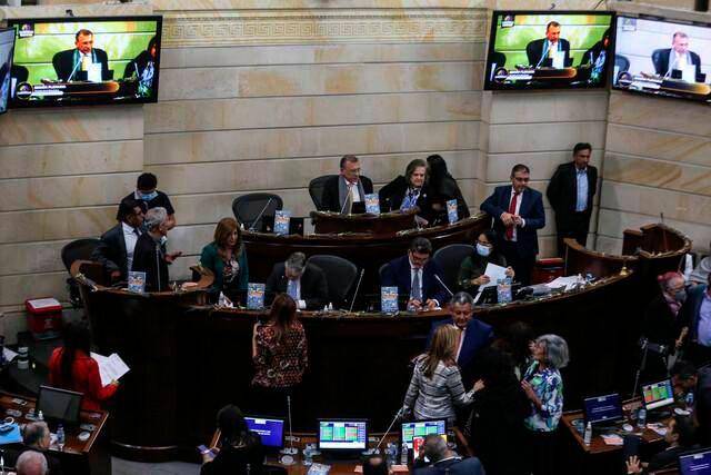Por más de 10 horas se adelantó ayer el debate decisivo de la reforma tributaria, el proyecto clave para el cuatrienio del Gobierno del presidente Gustavo Petro. FOTO cortesía