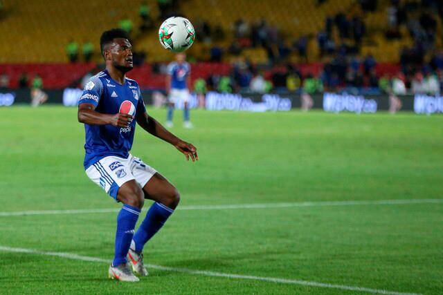 Elvis Perlaza, de 33 años, brilla con el Millonarios. FOTO COLPRENSA