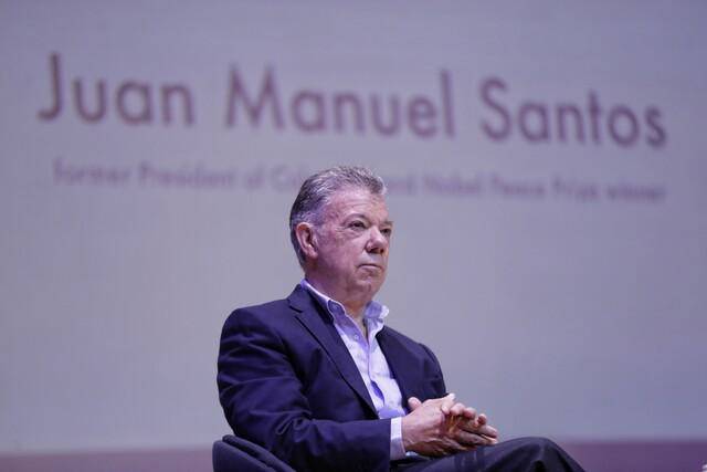 Los expresidentes Santos y Gaviria hacen parte de la Comisión Global sobre Política de Drogas. FOTO: COLPRENSA
