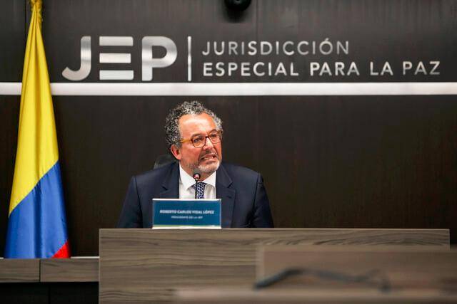 EL magistrado Roberto Vidal viajó a La Haya para pedirle a la Corte Penal Internacional que abra una oficina en Colombia. FOTO: Colprensa
