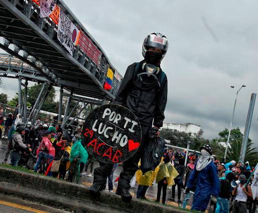 Imagen de referencia de la conmemoración del Paro Nacional realizada en abril de 2022. FOTO: Colprensa