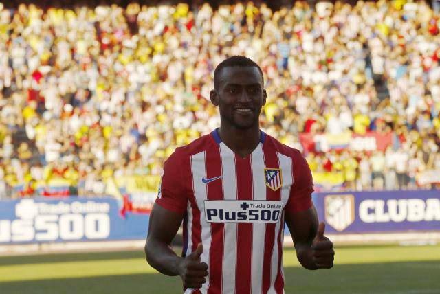 Jackson Martínez cuando pasó por el Atlético de Madrid. FOTO: ARCHIVO EFE