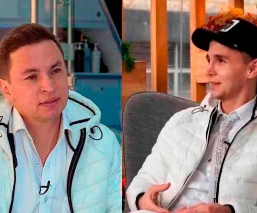 Jhonier Leal en una entrevista usó la misma prenda que tenía su hermano. FOTO: Redes sociales
