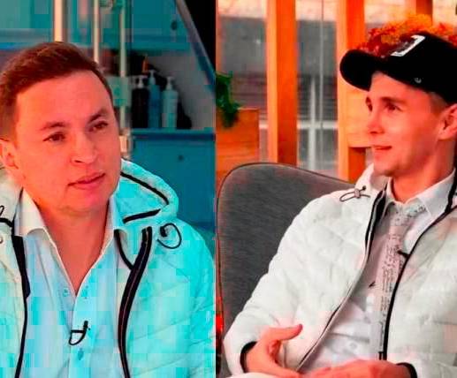 Yhonier Leal y su hermano, el reconocido estilista Mauricio Leal. FOTO: CORTESÍA