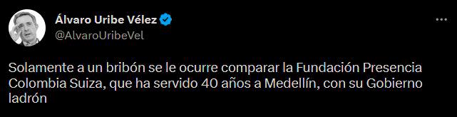 Quintero y Uribe volvieron a agarrarse en redes sociales