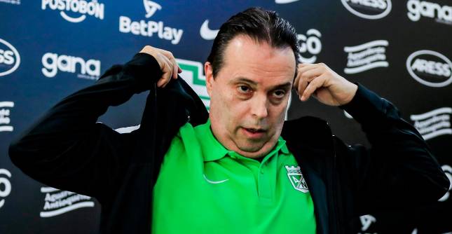 Mauricio Navarro, presidente de Nacional. El club empezó a seleccionar los jugadores con miras a 2023. Insiste en proyectar figuras. FOTO Jaime Pérez