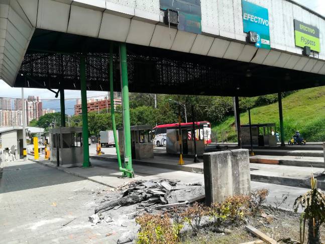Los daños se presentaron en las noches del viernes y sábado. Foto: Manuel Saldarriaga