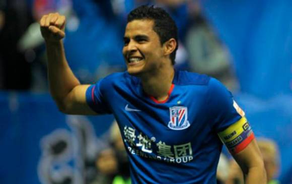 Giovanni Moreno festejó una nueva anotación en China. FOTO SHANGHAI SHENHUA