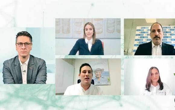 Entre los invitados al foro estuvieron Miguel Ayala, de la Fundación Pintuco; Margarita González, de Grupo Argos; Jaime Andres García, de Masbosques; Samira Fadul, de Bavaria, y Alex Saer, del Ministerio de Medio Ambiente. FOTO CORTESÍA