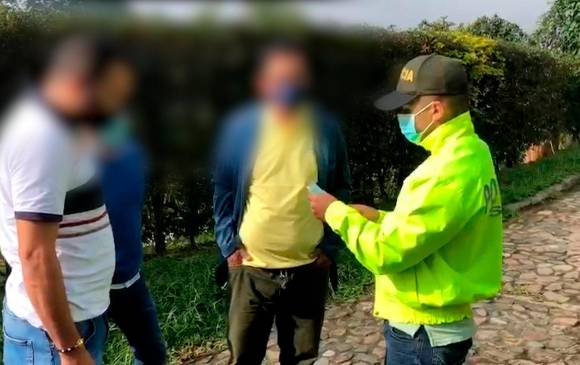 Captura del señalado de disparar contra varios jóvenes en San Antonio de Prado. FOTO Cortesía Meval