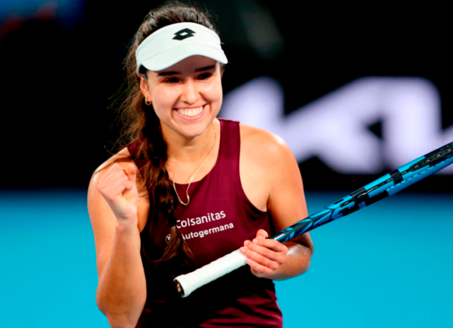 Camila Osorio ocupa el puesto 86 del ranking de la WTA. Subió luego de su buena presentación en el masters 1.000 de Roma, que se jugó hace dos semanas. FOTO: AFP