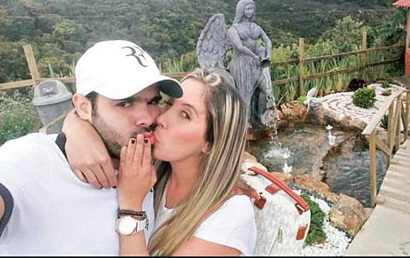 Alejandro Garcés y Ana Camila Salazar tienen un hijo. FOTO Cortesía