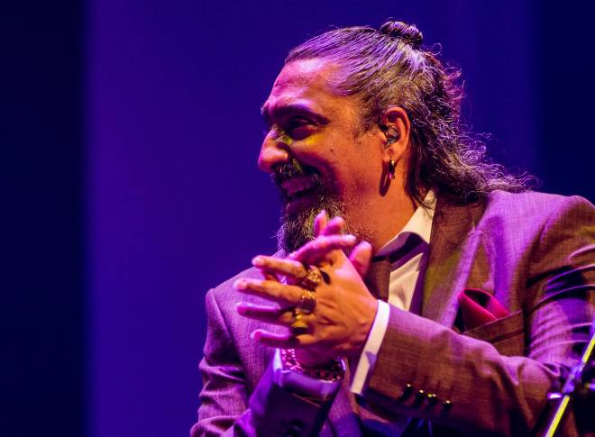 “Medellín es una ciudad que llevo en el corazón”, dijo Diego el Cigala a EL COLOMBIANO antes de su presentación en la ciudad. FOTO Julio César Herrera.