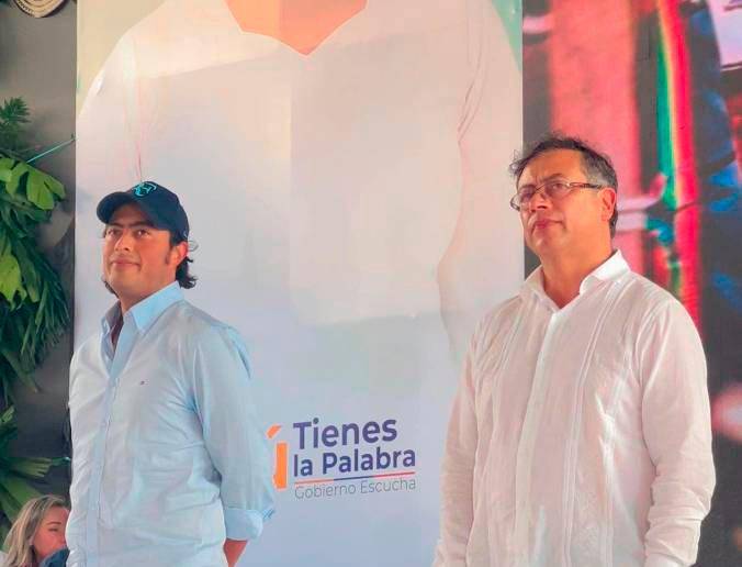 Nicolás Petro, el hijo del presidente, está en el ojo del huracán por las denuncias hechas por su exesposa. Foto: Cortesía. 