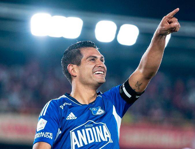 David Macalister Silva, capitán de Millonarios. FOTO @MillosFCoficial