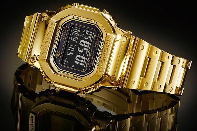 El Casio G-Shock G-D5000-9JR es la referencia más costosa que la marca japonesa ha sacado al mercado. FOTO: TOMADA DEL TWITTER DE @Casio0ficiaI