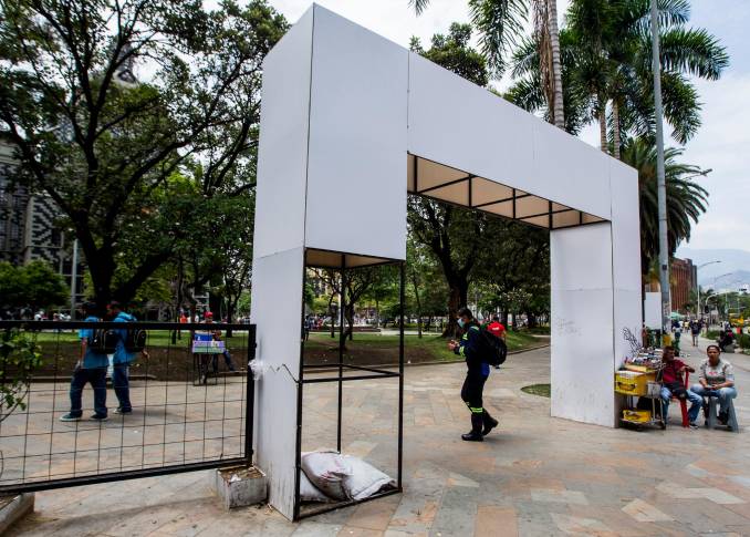 Las estructuras fueron colocadas para darle más seguridad a los visitantes. Fotos Julio César Herrera