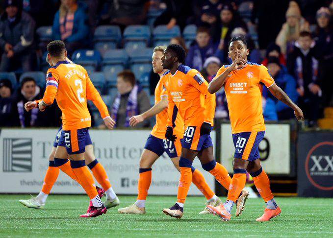 Alfredo Morelos suma 7 goles y 3 asistencias en la actual Premiership de Escocia. FOTO CORTESÍA