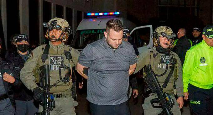 John Nelson Poulos fue capturado por las autoridades colombianas en la noche del miércoles 25 de enero. FOTO CORTESÍA 