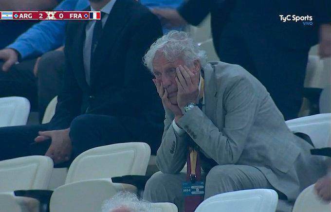 El profesor José Pekerman viajó hasta Qatar para acompañar el onceno que hace 16 años dirigió. FOTO CAPTURA DE PANTALLA 