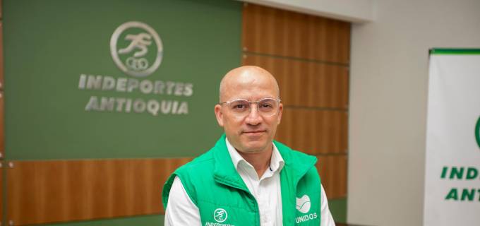El nuevo gerente de Indeportes es optimista sobre la gestión que desarrollará en la entidad. FOTO Camilo Suárez