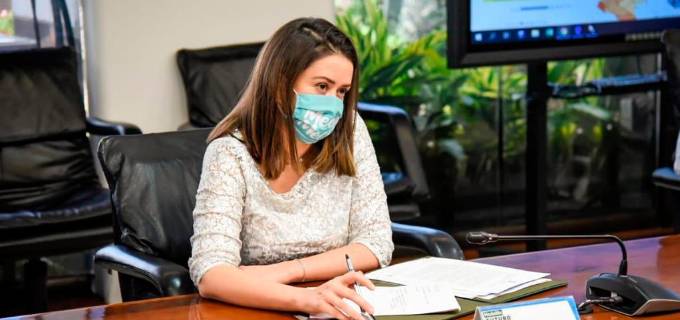 María Camila Villamizar será la primera funcionaria del gabinete de Quintero en enfrentar una moción de censura. FOTO Alcaldía de Medellín