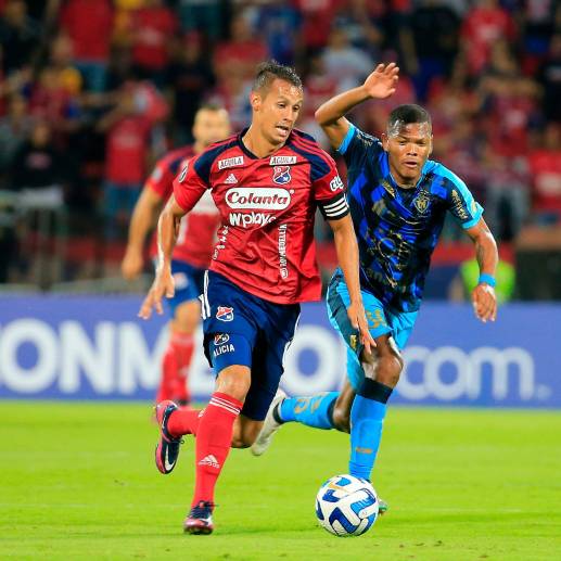 Andrés Ricaurte es el capitán del DIM y uno de los mejores jugadores que tiene el cuadro rojo en la actualidad. FOTO: SNEYDER GUTIÉRREZ 